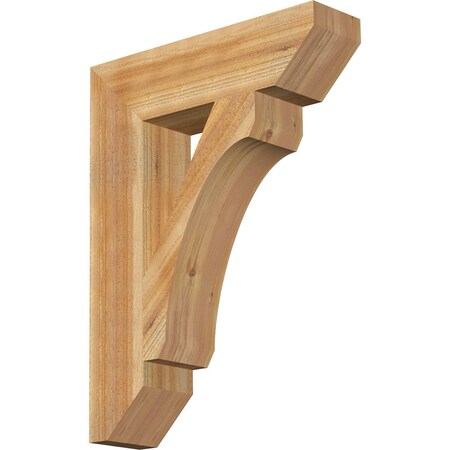 Legacy Slat Rough Sawn Bracket, Western Red Cedar, 6W X 24D X 32H